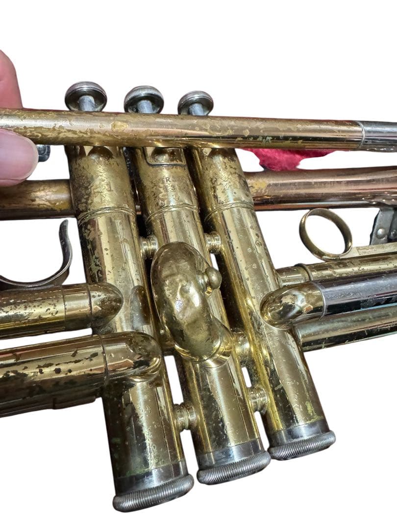 ジャンク 赤ベルYAMAHA トランペット YTR-3320 マウスピース付 - メルカリ