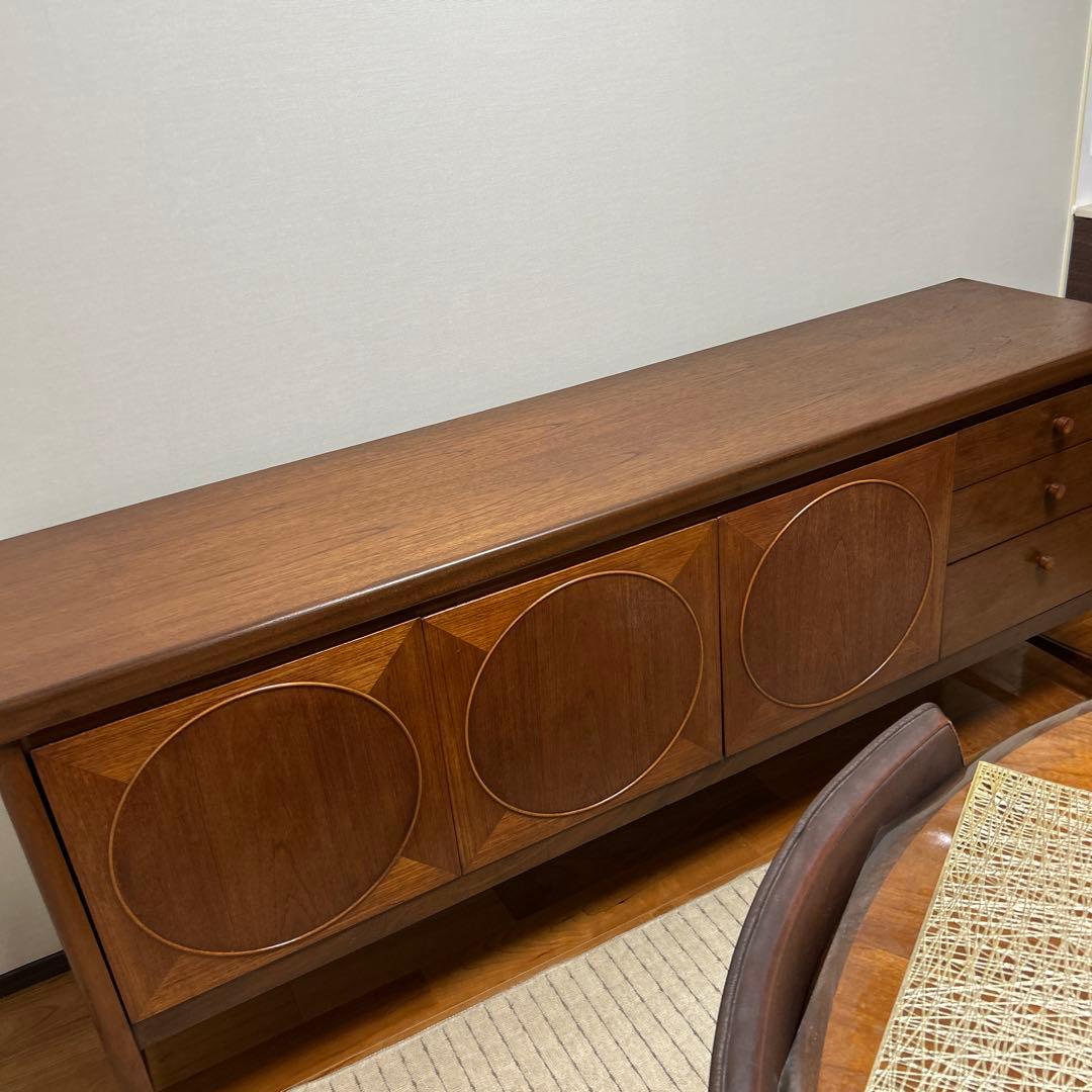 売買専用出品☆ネイサンNathan☆ダークブラウン木製キャビネット　北欧 ネイサン / NATHAN キャビネット チーク材 英国 ヴィンテージ 収納