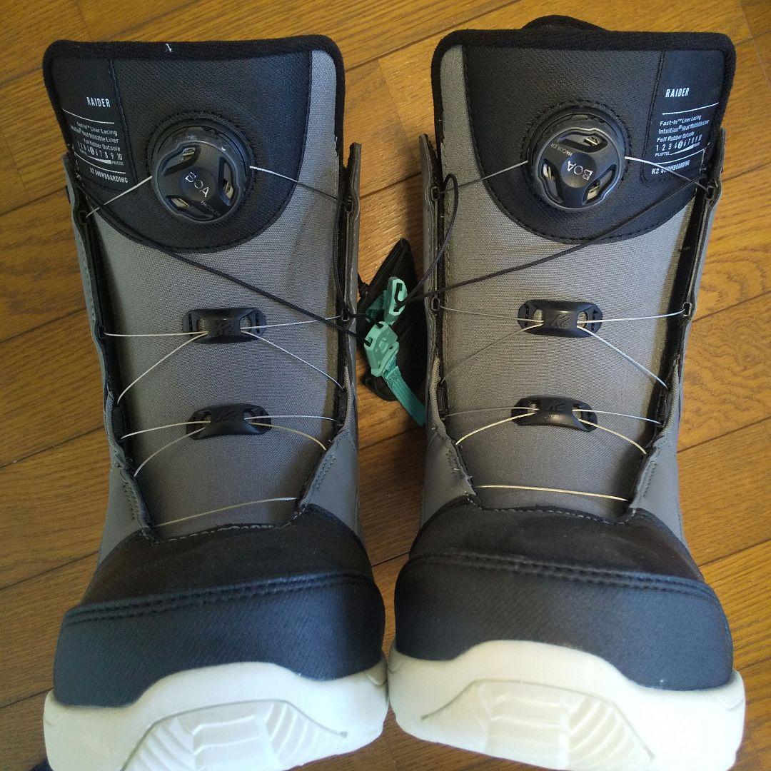 K2 スノーボードブーツ グレー ダイヤル式 ケーツー レイダー グレイ_RAIDER GREY KB25129601 25-26年モデル