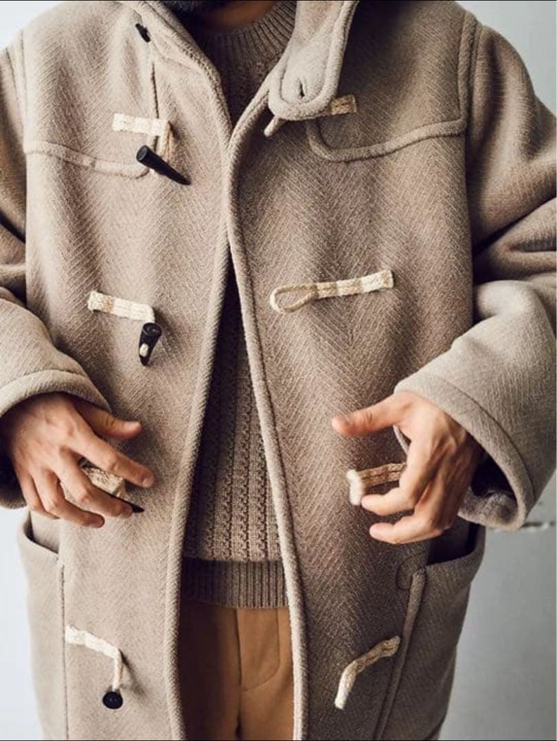 Maatee&sons 極カシミア　ダッフルコート ウール×カシミヤ ダッフルコート EC24F／S／27740YHM