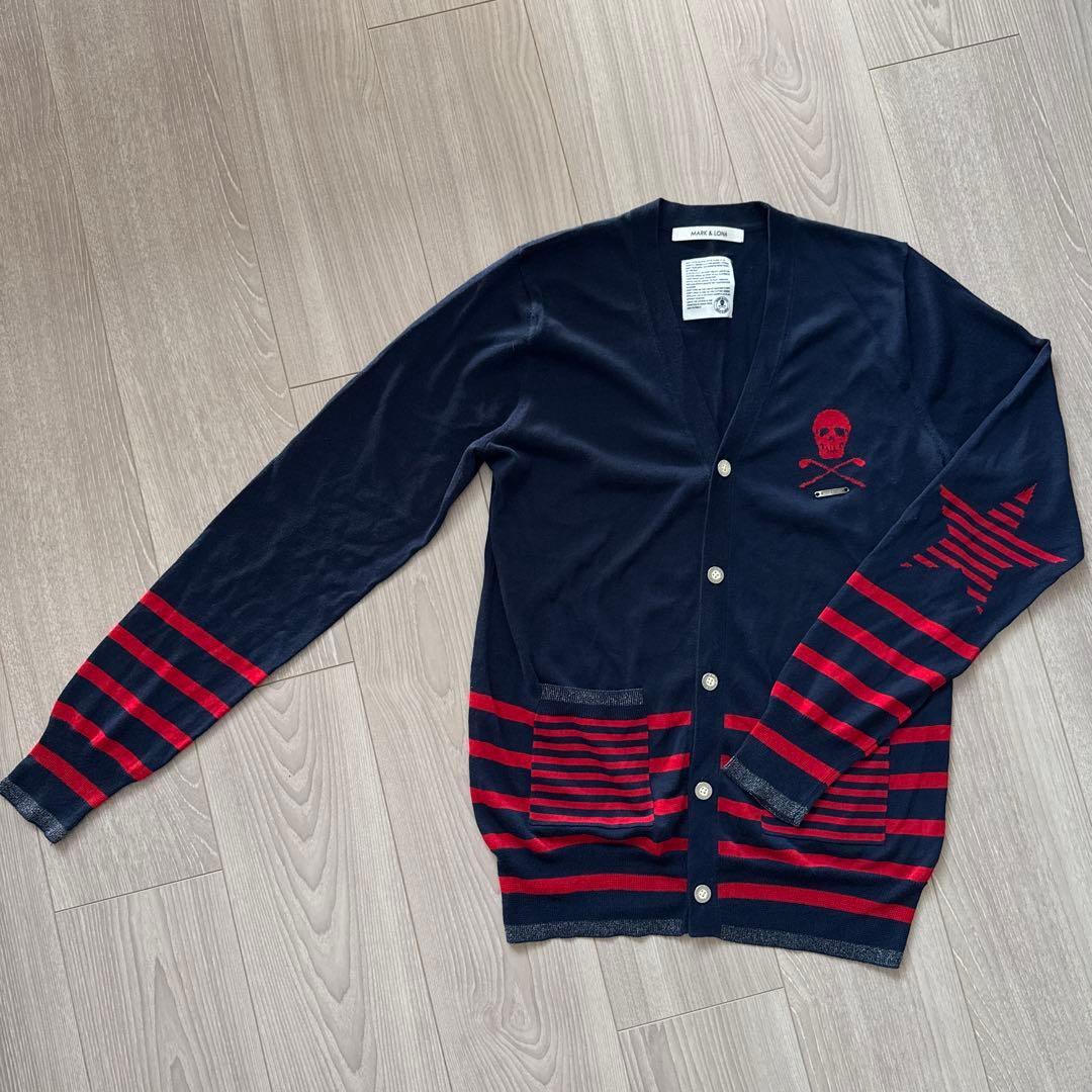 MARK&LONA カーディガン MARK&LONA（マークアンドロナ） カーディガン Ever Embossed Zip-Front