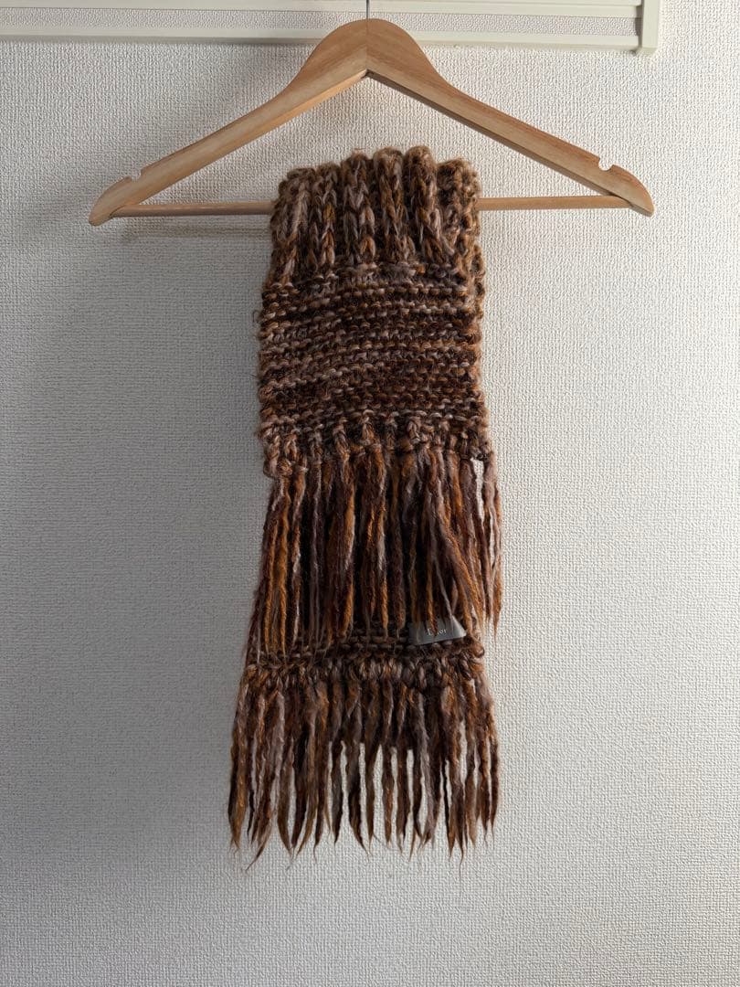 【エディ期】Dior Homme 名作　マフラー　エディスリマン　モヘヤ エディ期】Dior Homme 公式 名作 マフラー エディスリマン モヘヤ