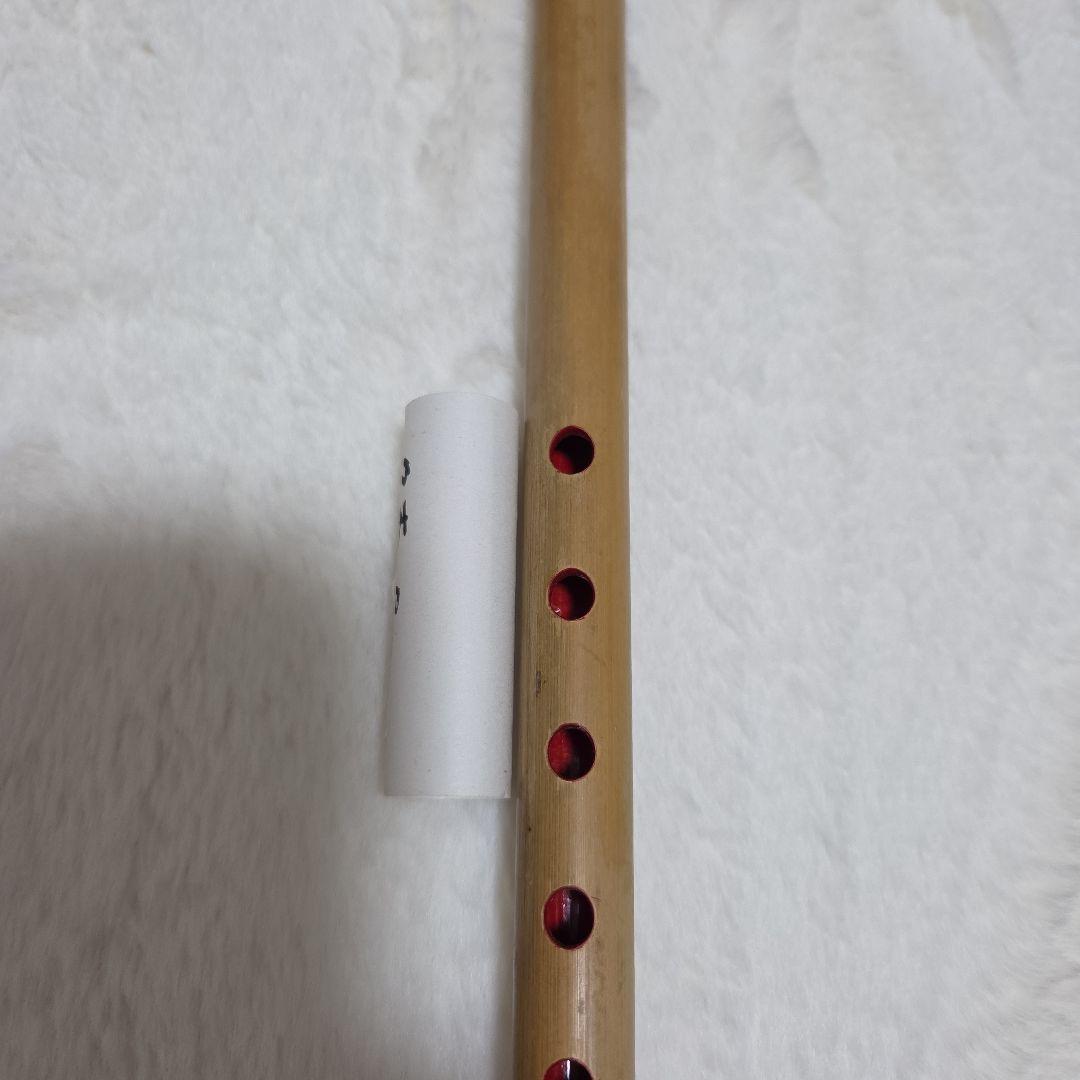石見神楽を奏でる篠笛 父の手作り 石見地方伝統芸 7穴 竹製 約102.5cm