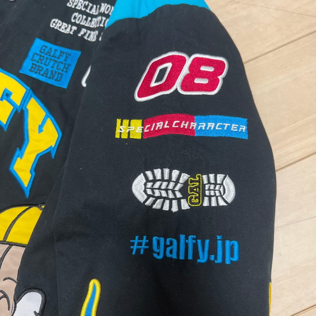 ガルフィー 走り屋ジャケット ブルゾン 刺繍 レーシングジャケット