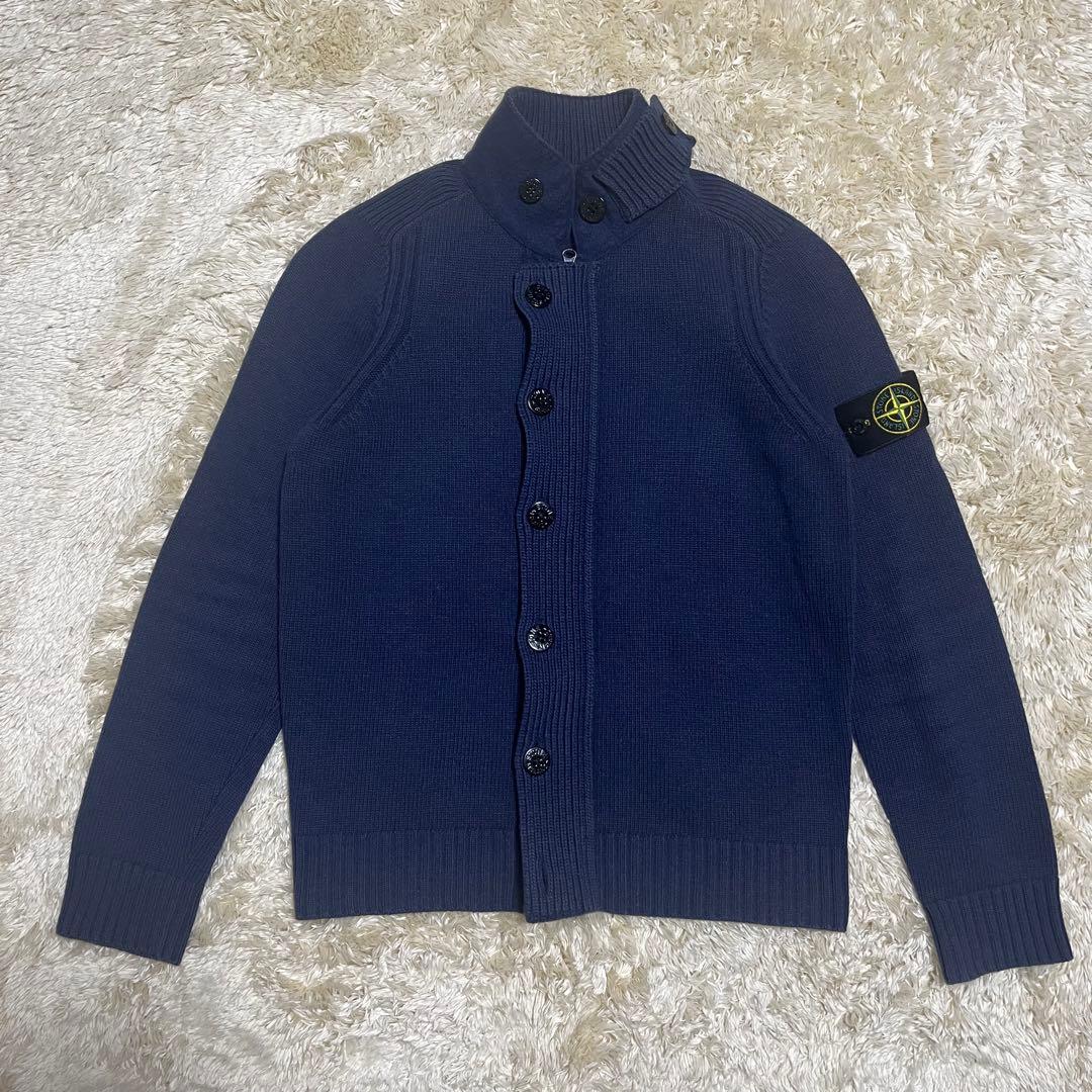 ストーンアイランド ZIP カーディガン スタンドカラー スナイデルニット ストーンアイランド☆名作 ラムウール スナイデルニット カーディガン